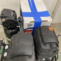 Dallas Location - As-Is Husky Electric Air Compressor(Lot Of 4)