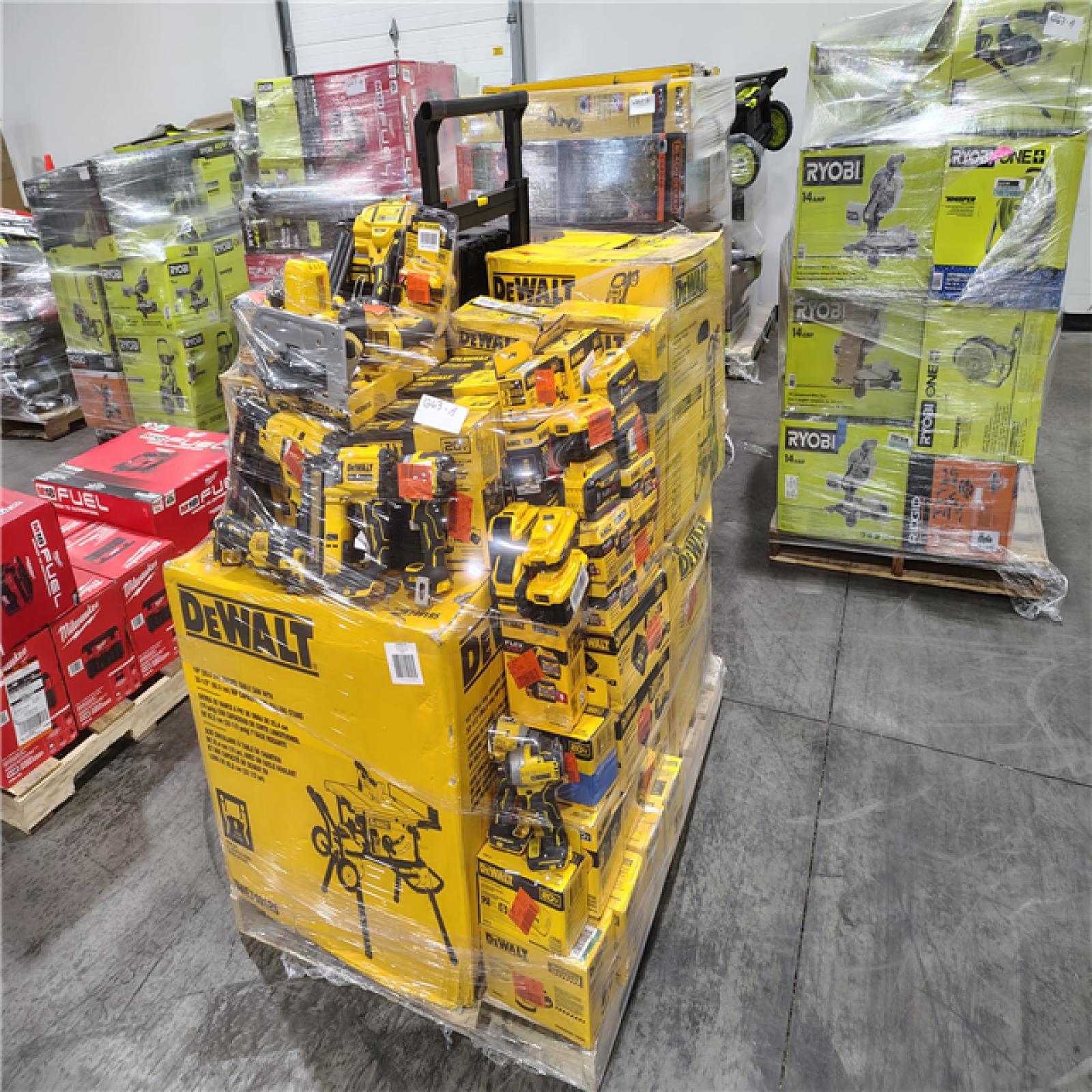 Pittston Location As-Is Power Tools Partial Truckload (13 Pallets) 1263-A