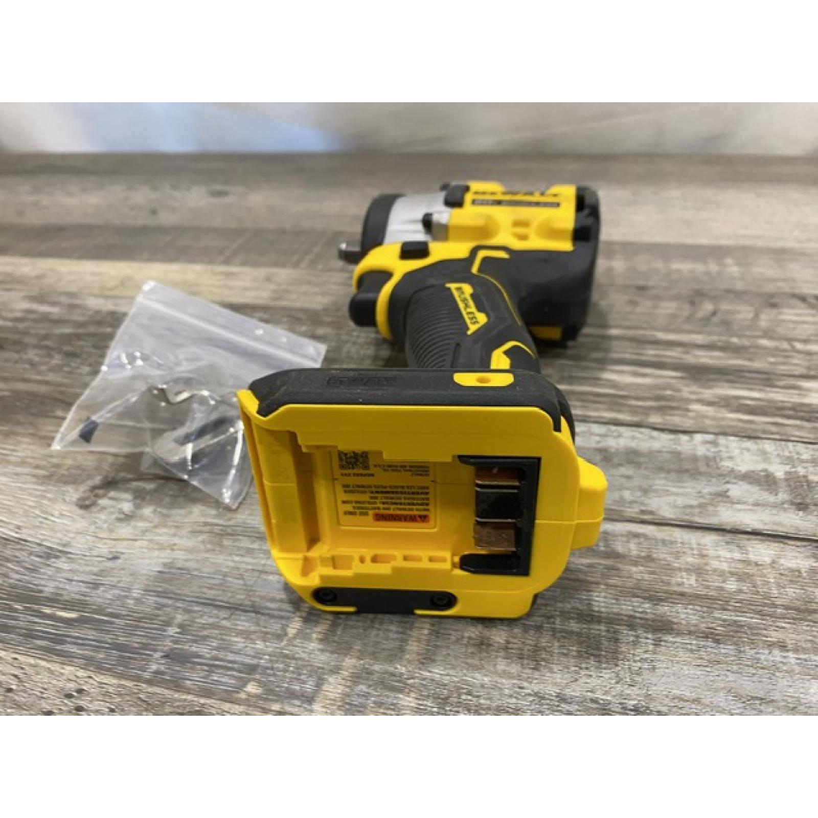 AS-IS DEWALT ATOMIC 20V MAX Cordless Brushless 3/8 in.Variable Speed Impact Wrench (Tool Only)