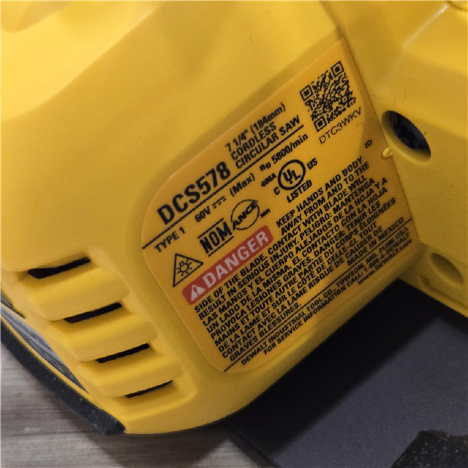 AS-IS DeWALT Flexvolt Max 7-1/4 60V Circular Saw (Tool Only)