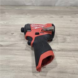 AS-IS Milwaukee M12 FUEL 12V Cordless 1/4 in. Hex Impact Driver Compact Kit