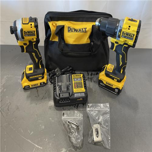 AS-IS - DeWalt ATOMIC 20-Volt Lithium-Ion Cordless 2-Tool Combo Kit
