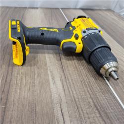 AS-IS DEWALT ATOMIC 20-Volt Lithium-Ion Cordless 1/2 in. Compact Hammer Drill with 3.0Ah Battery, Charger and Bag