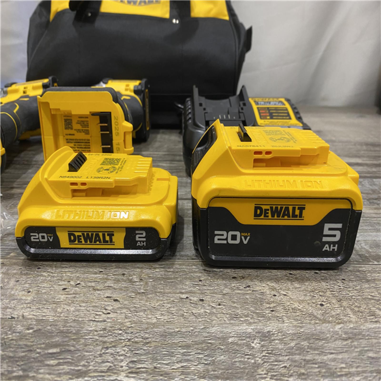 AS-IS DEWALT ATOMIC 20V MAX Lithium-Ion Cordless 2-Tool Combo Kit