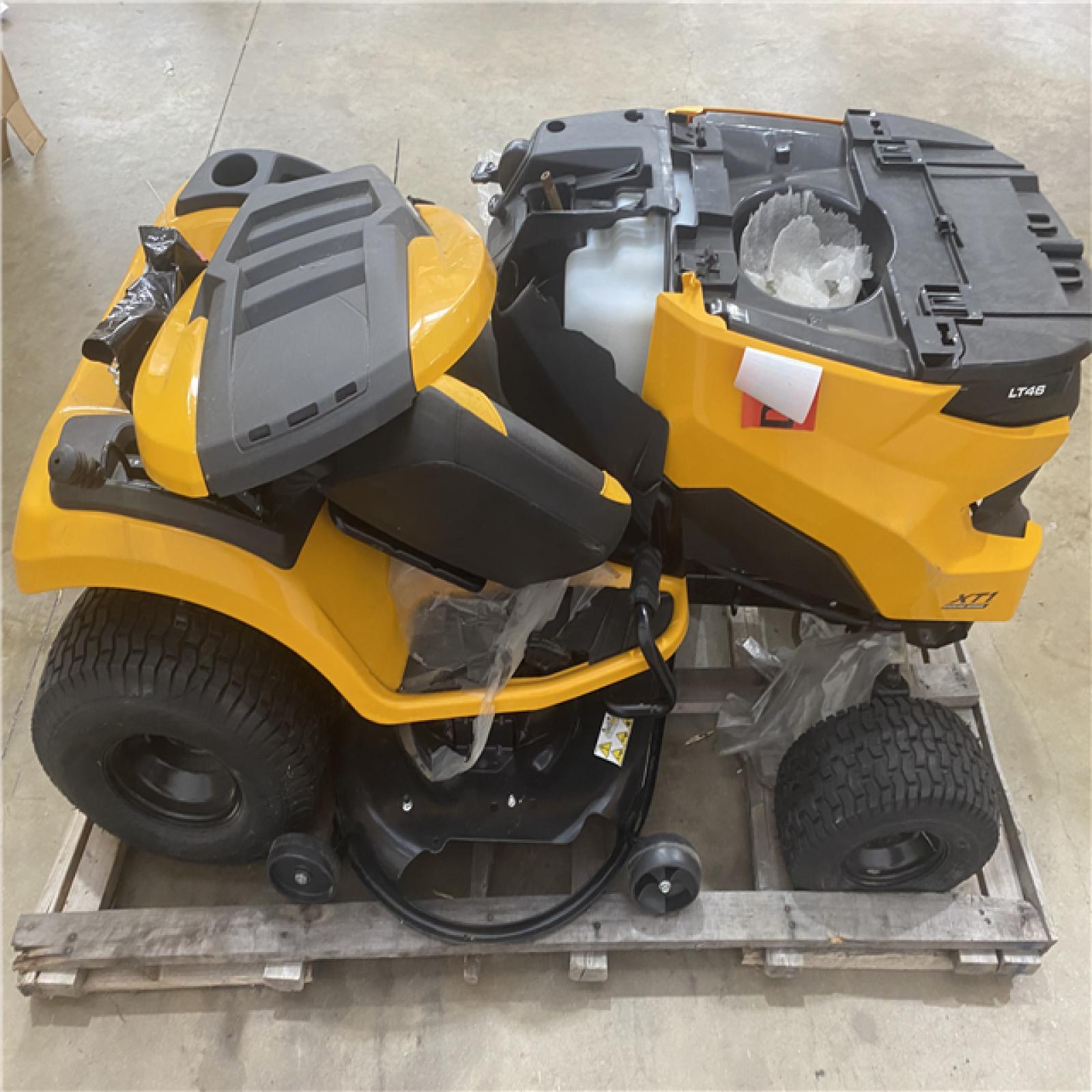 Houston Location - AS-IS Outdoor Power Equipment CUB CADET LT46 XTI SIT DOWN MOWER