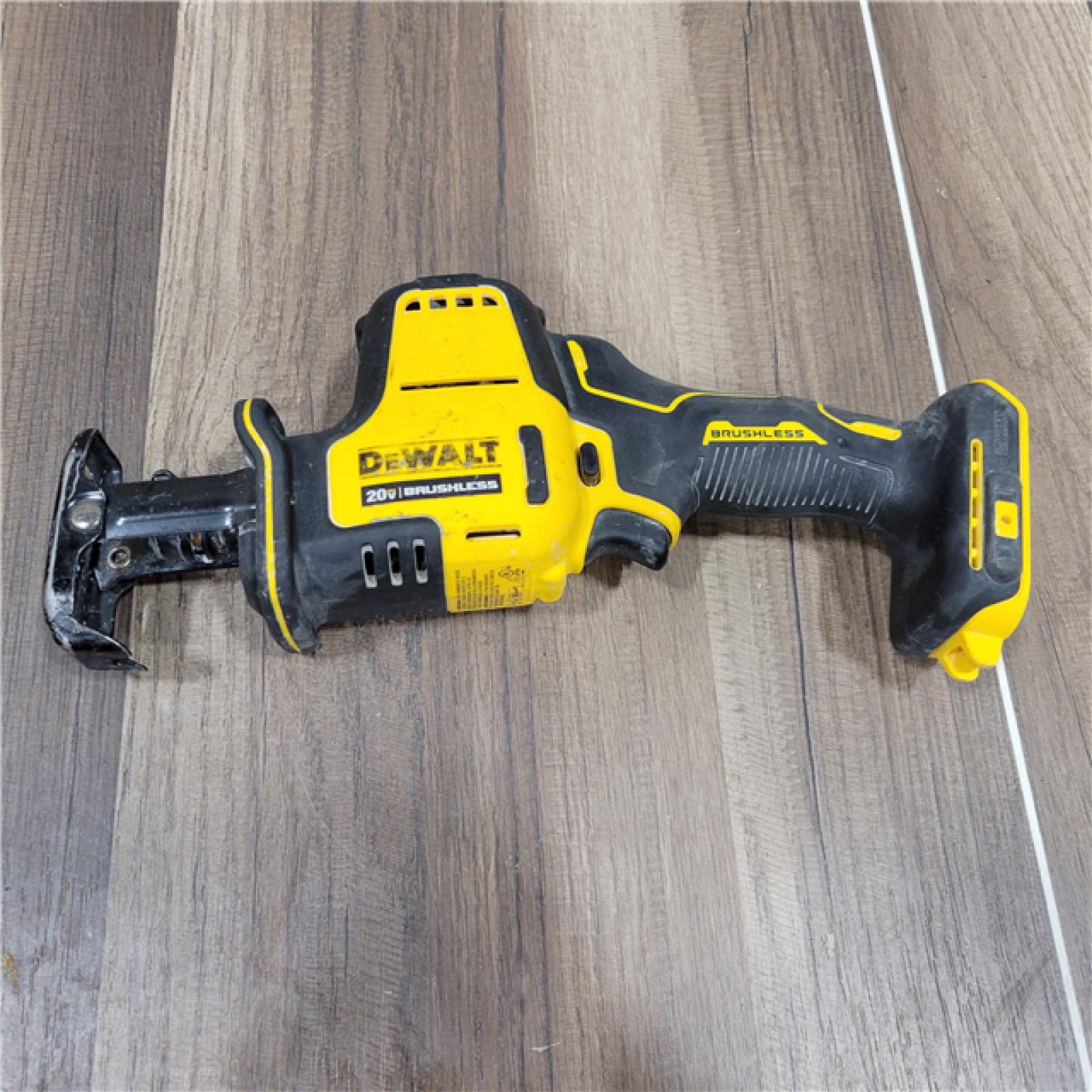 AS-IS Dewalt DCS369B ATOMIC 20V MAX Cordless One-Handed Reciprocating Saw (Tool Only)