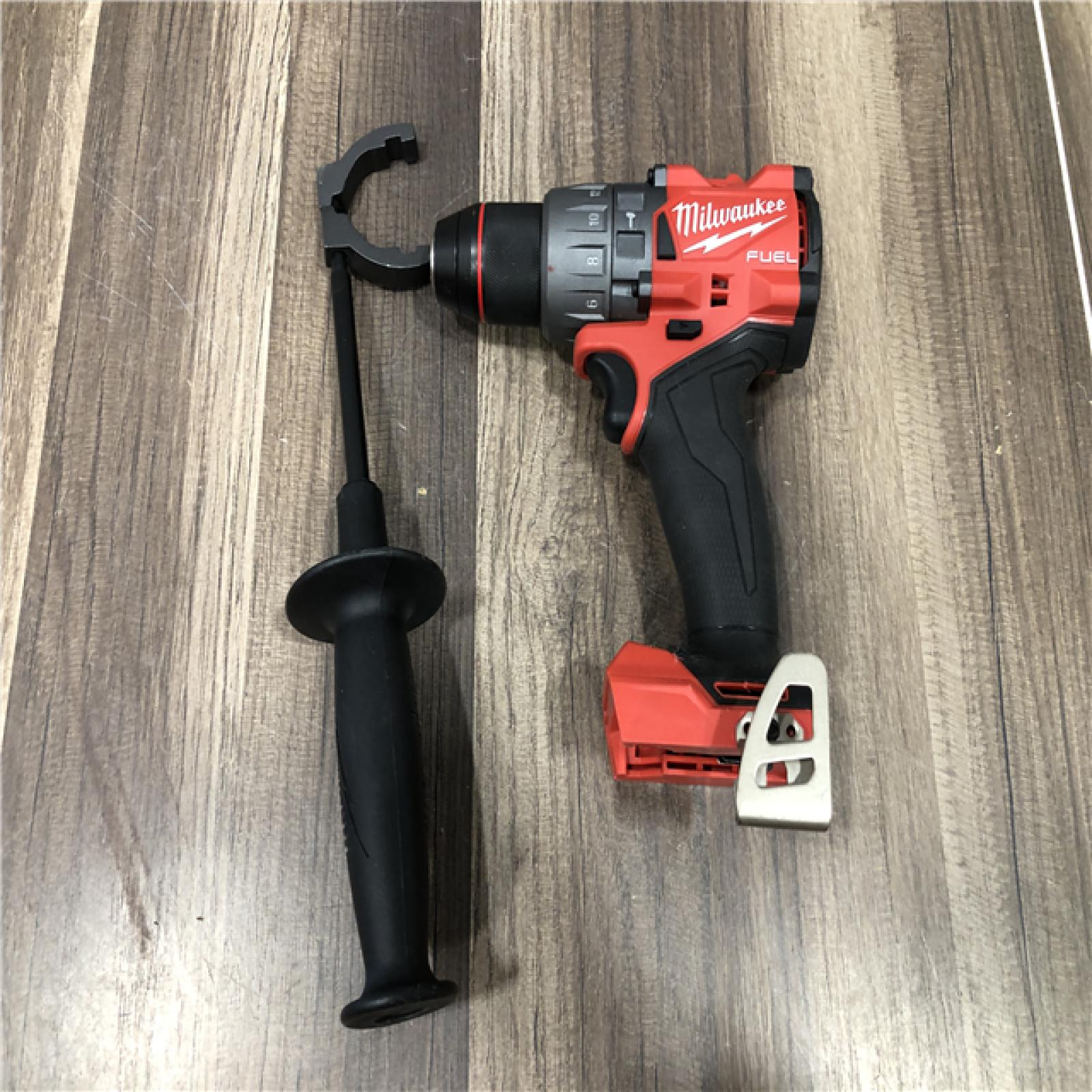 AS-IS Milwaukee  FUEL 18V Lithium-Ion Brushless Cordless 1/2 in. Hammer Drill/Driver (Tool-Only)