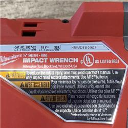 AS-IS Milwaukee FUEL 18V Lithium-Ion Brushless Cordless 1/2 in. Impact Wrench with Friction Ring (Tool-Only)