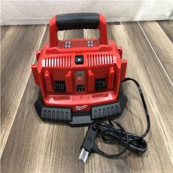 AS-IS Milwaukee M18 18-Volt Lithium-Ion 6-Port Sequential Battery Charger