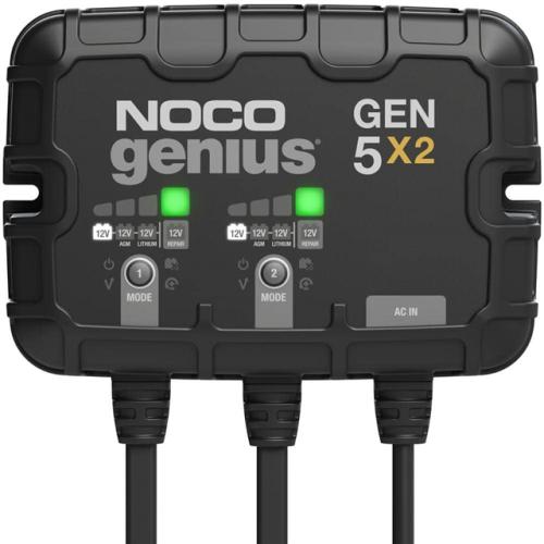 Phoenix Location NEW NOCO Genius 2-Bank 10-Amp (5-Amp Per Bank) Fully-Automatic Smart Marine Charger