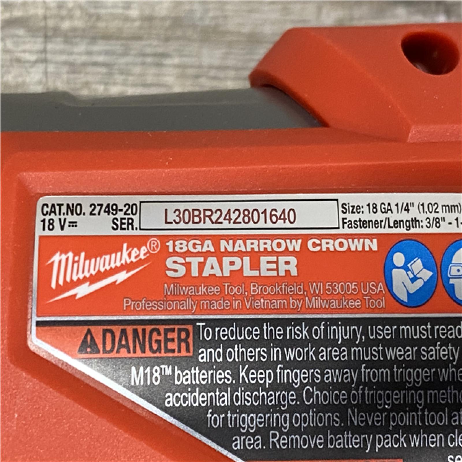 AS-IS Milwaukee FUEL 18-Volt Lithium-Ion Brushless Cordless Gen II 18-Gauge Brad Nailer (Tool-Only)