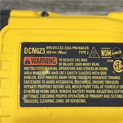 AS-IS DEWALT ATOMIC 20V MAX Lithium Ion Cordless 23 Gauge Pin Nailer (Tool Only)