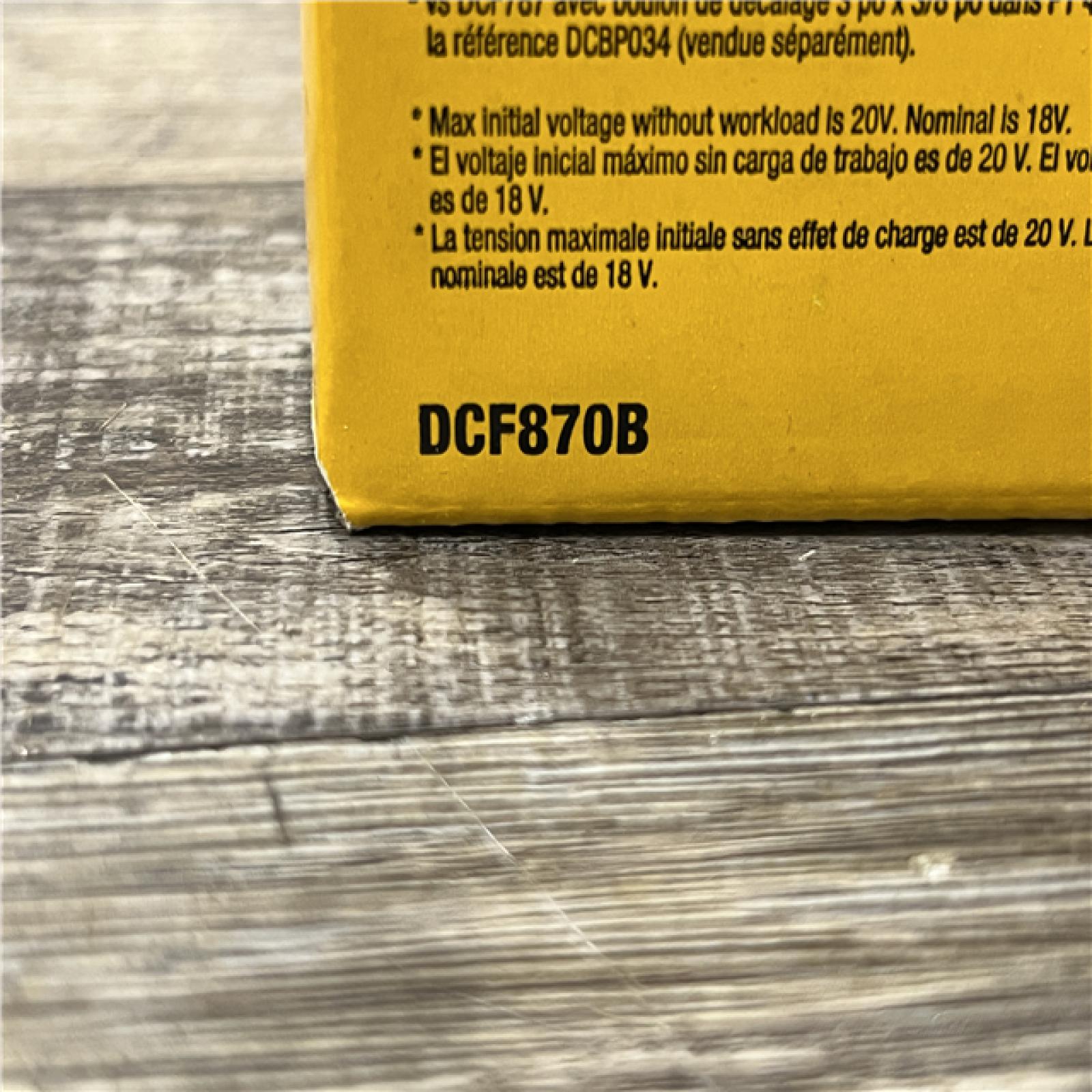 NEW - DEWALT 20V XR Brushless Cordless 1/4 in. Quiet Hydraulic Impact Driver (Tool-Only)