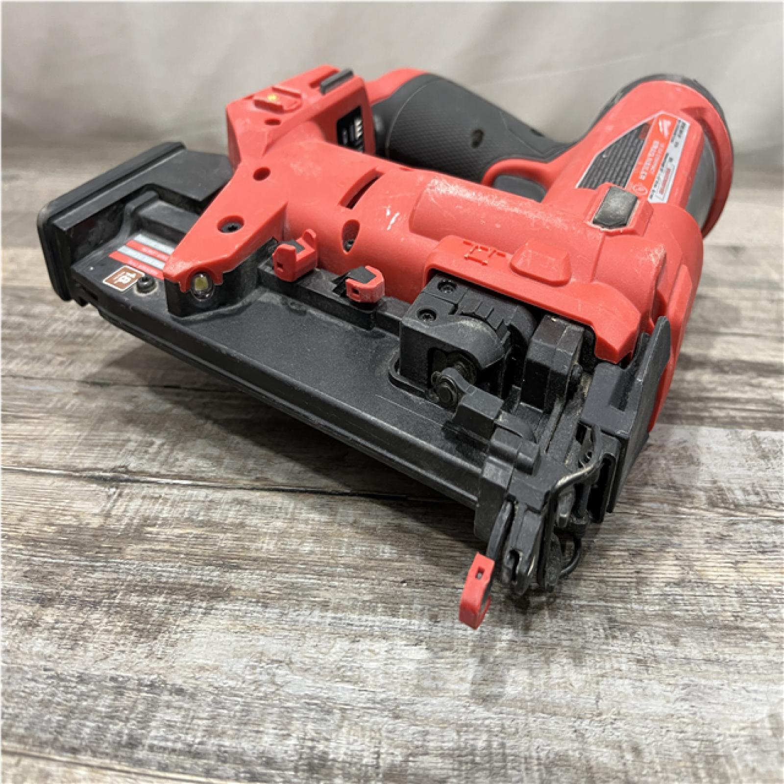 AS-IS Milwaukee FUEL 12-Volt Lithium-Ion Brushless Cordless 18-Gauge 1-1/2 in. Compact Brad Nailer (Tool Only)