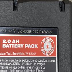 AS-IS Milwaukee 18V Lithium-Ion Brushless Cordless 1/2 in. Compact Drill/Driver Kit