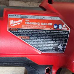 HOUSTON LOCATION - AS-IS (APPEARS LIKE NEW) Milwaukee FUEL 3-1/2 in. 18-Volt 30-Degree Lithium-Ion Brushless Cordless Framing Nailer (Tool-Only)