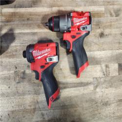 HOUSTON LOCATION - AS-IS Milwaukee 3497-22 12V Brushless Hammer Drill and Impact Driver Combo Kit