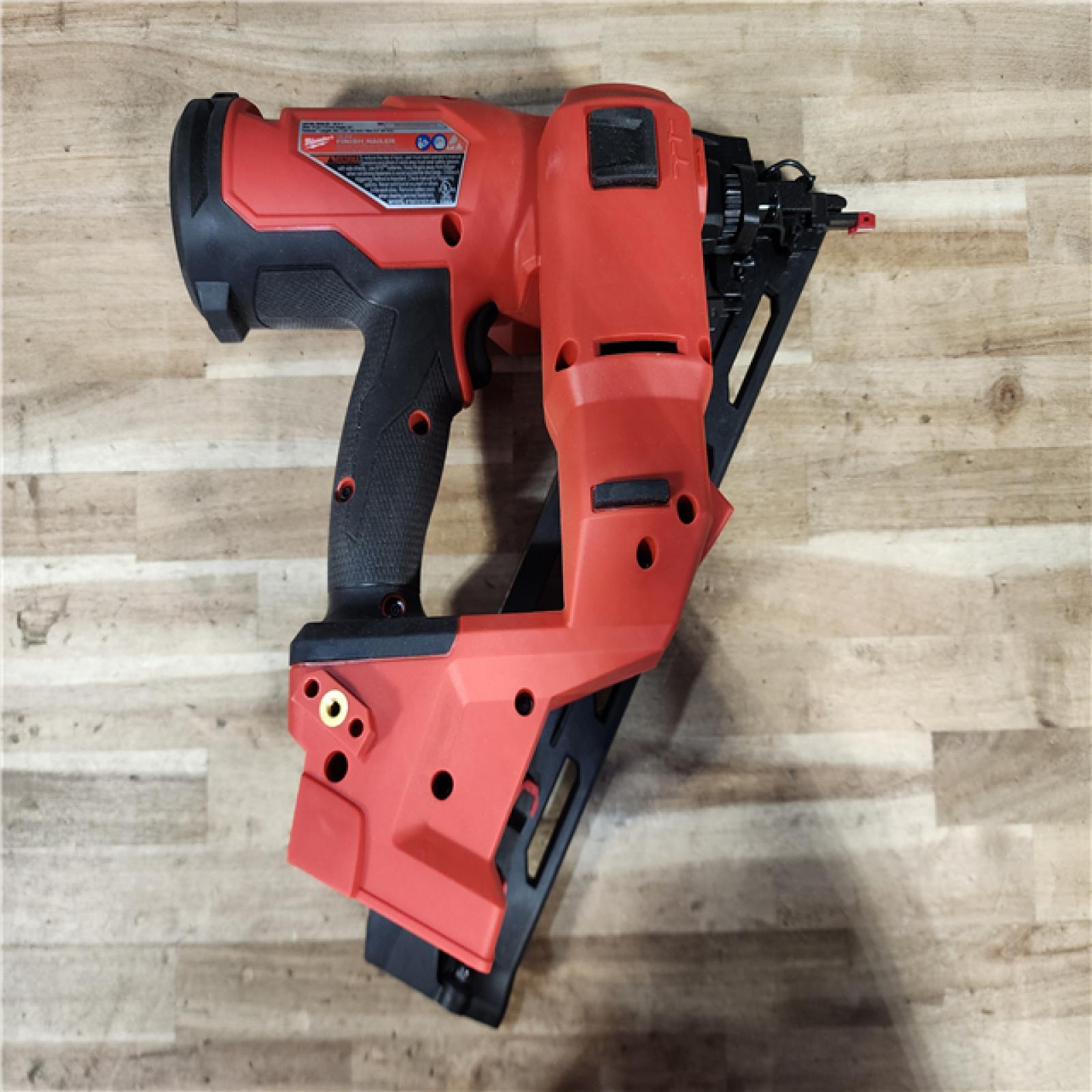 HOUSTON LOCATION - AS-IS (APPEARS LIKE NEW) Milwaukee FUEL 18-Volt Lithium-Ion Brushless Cordless Gen II 15-Gauge Angled Finish Nailer (Tool-Only)