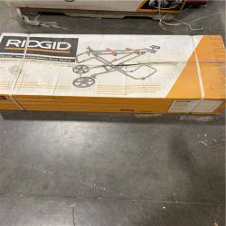 NEW- RIDGID Foldable Mobile Miter Saw Stand with Mounting Braces