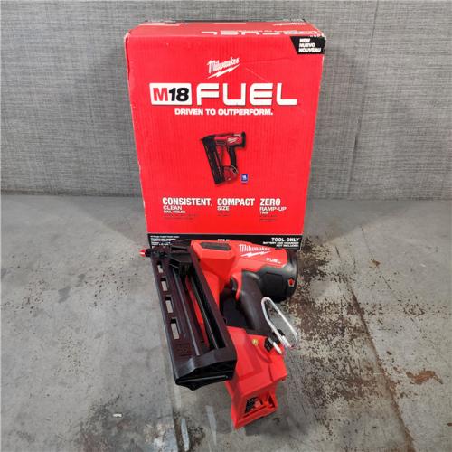 HOUSTON LOCATION - AS-IS (APPEARS LIKE NEW) Milwaukee 2841-20 18V Cordless Gen II 16 Gauge Angled Finish Nailer (Tool Only)