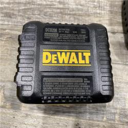 AS-IS DEWALT 20V MAX Lithium-Ion 6.0 Ah Battery and Charger