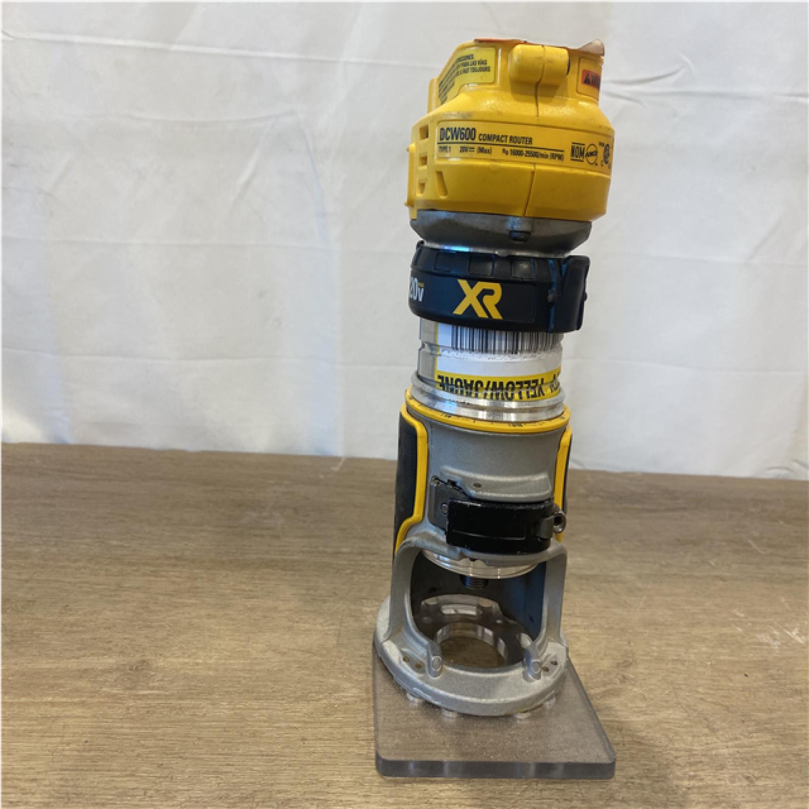 AS-IS DEWALT 20V MAX XR Cordless Brushless Fixed Base Compact Router (Tool Only)