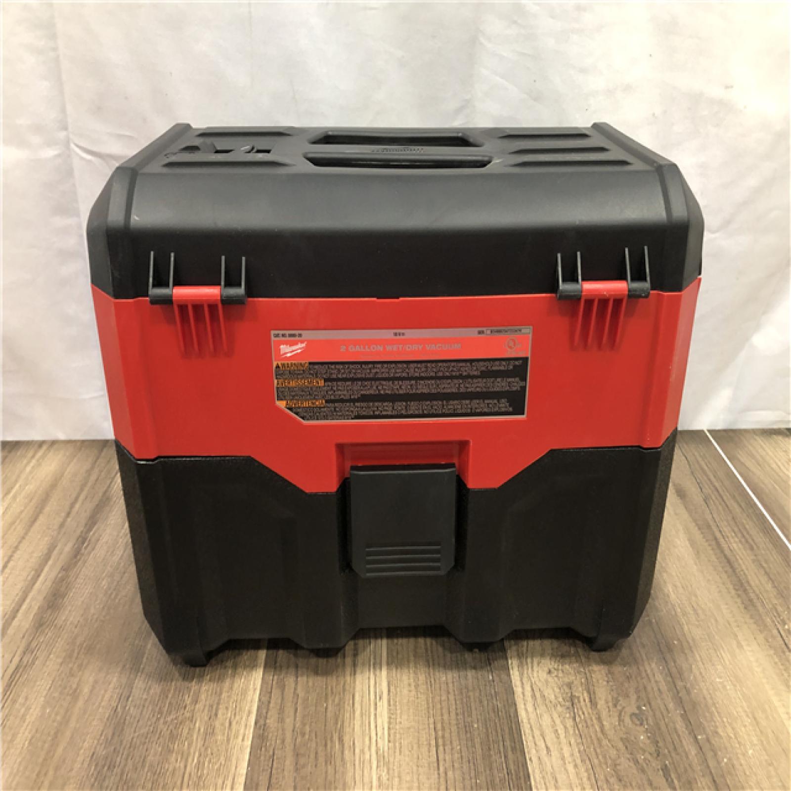 AS-IS Milwaukee 18-Volt 2 Gal. Lithium-Ion Cordless Wet/Dry Vacuum (Vacuum-Only)
