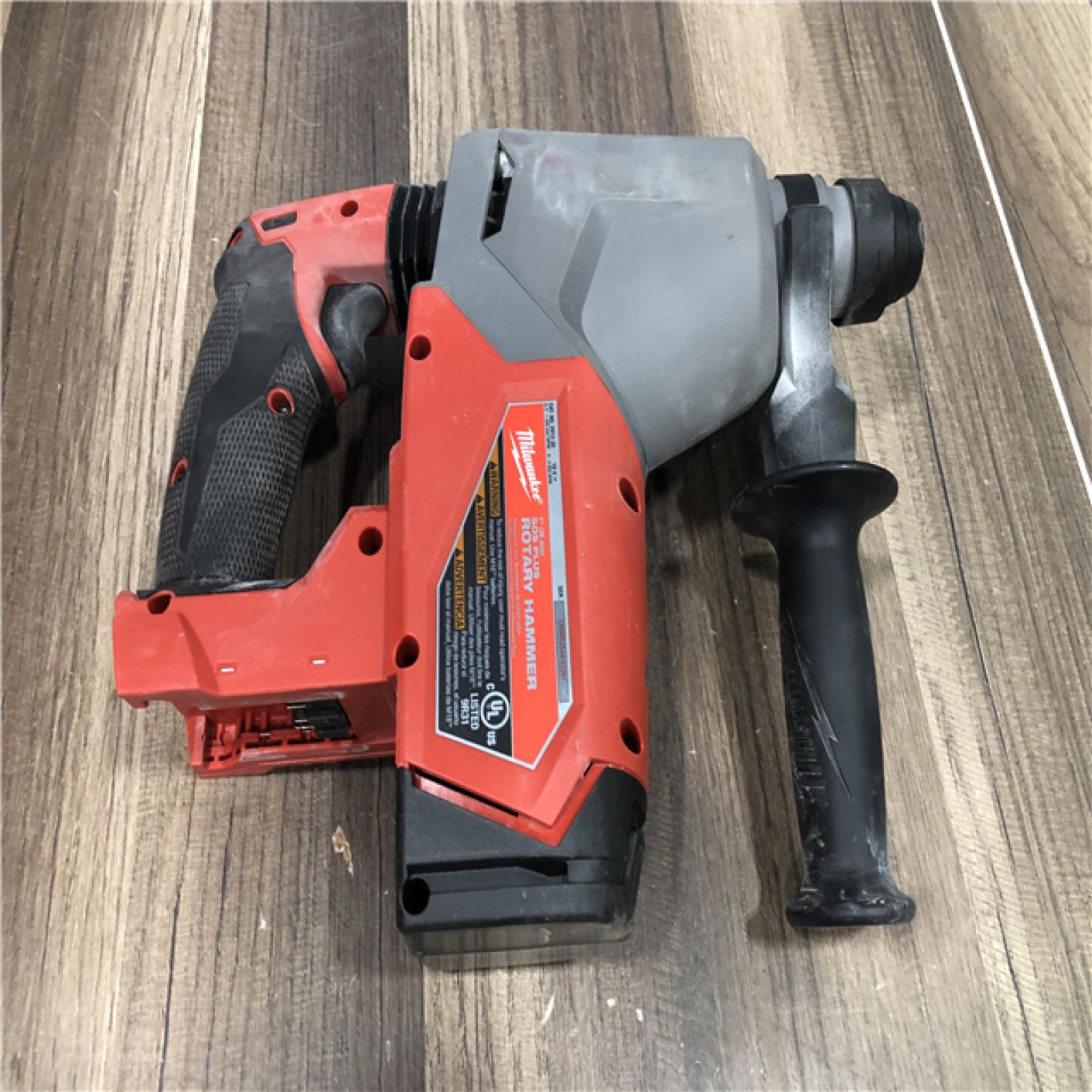 AS-IS Milwaukee FUEL 18V Lithium-Ion Brushless Cordless 1 in. SDS-Plus Rotary Hammer (Tool-Only)