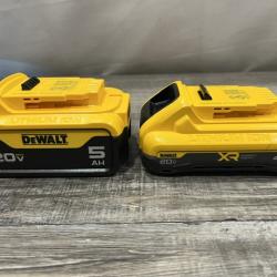 AS-IS DEWALT 20V MAX Lithium-Ion Starter Kit with 4.0 Ah and 5.0 Ah Batteries and Charger