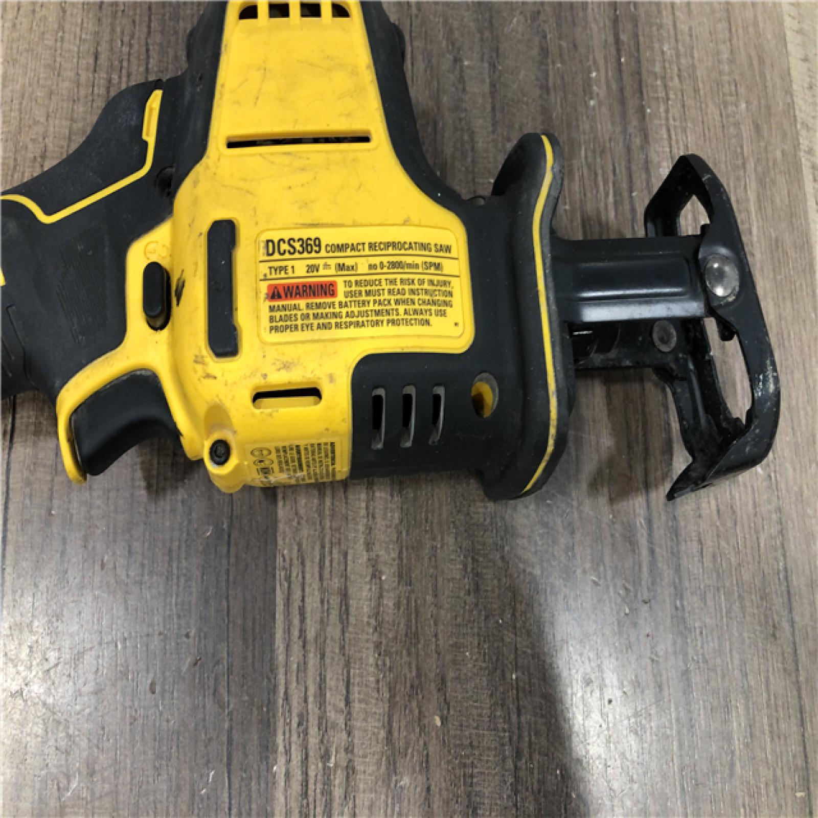 AS-IS DEWALT ATOMIC 20V MAX Cordless Brushless Compact Reciprocating Saw (Tool Only)