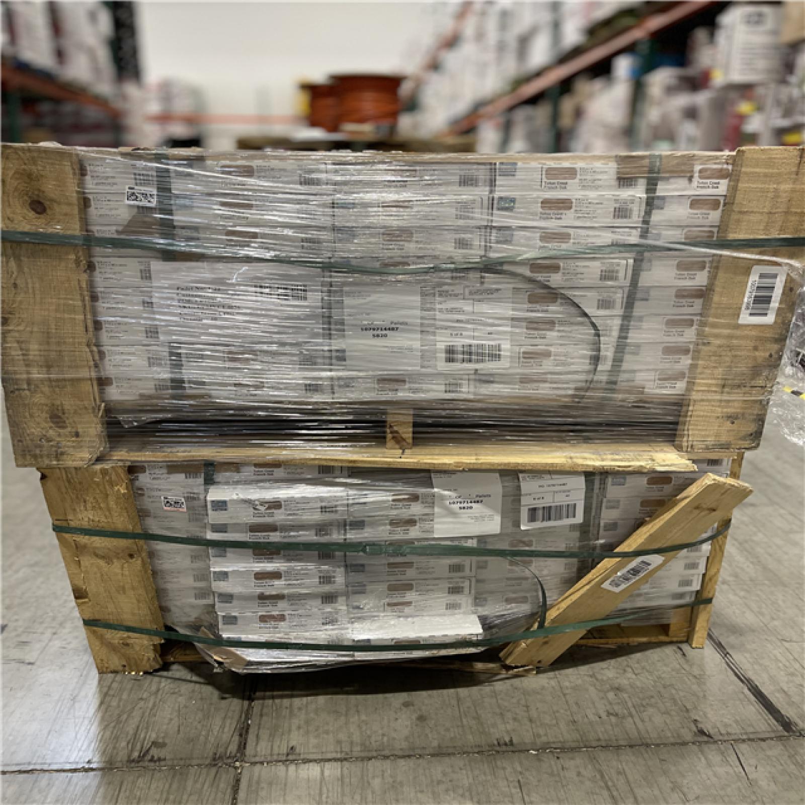 DALLAS LOCATION -  Lifeproof Teton Crest French Oak 22 MIL x 7.2 in. W x 60 in. L Click Lock Waterproof Vinyl Plank Flooring (20.9 sq. ft. /case)PALLET-(80 CASES)