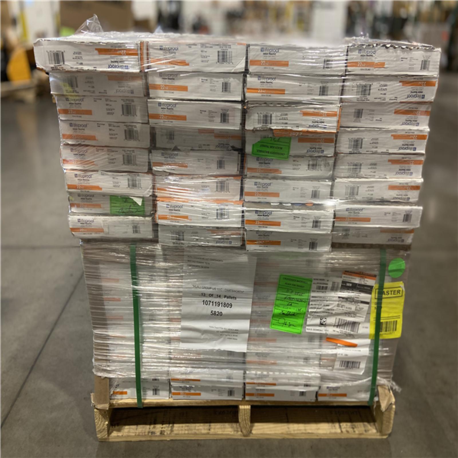 DALLAS LOCATION - Lifeproof Montrouge Oak 22 MIL x 9.06 in. W x 48.03 in. L Click Lock Waterproof Vinyl Plank Flooring (21.15 sq. ft. /Case) - 64 CASES