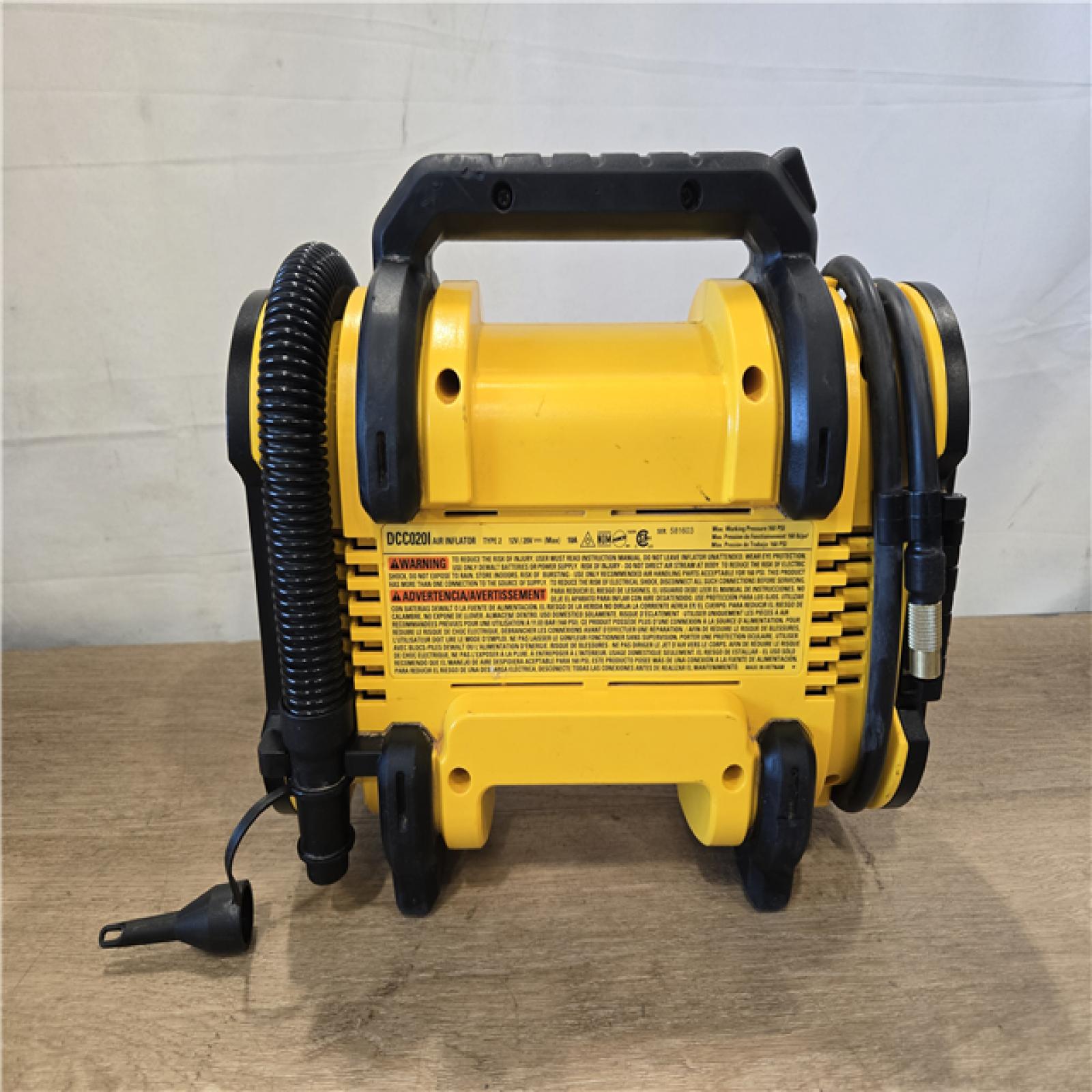 AS-IS DEWALT 20V MAX Cordless Electric Portable Inflator (Tool Only)