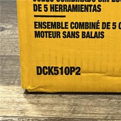 NEW - DEWALT 20V Lithium-Ion Cordless 5-Tool Combo Kit