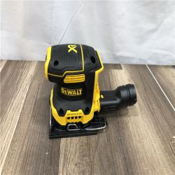 AS-IS  DEWALT 20V MAX XR Cordless Brushless 1/4 Sheet Variable Speed Sander (Tool Only)