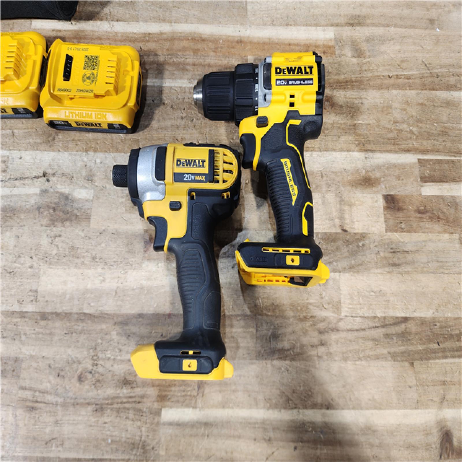 HOUSTON LOCATION - AS - IS DEWALT ATOMIC 20-Volt MAX Lithium-Ion Cordless Combo Kit