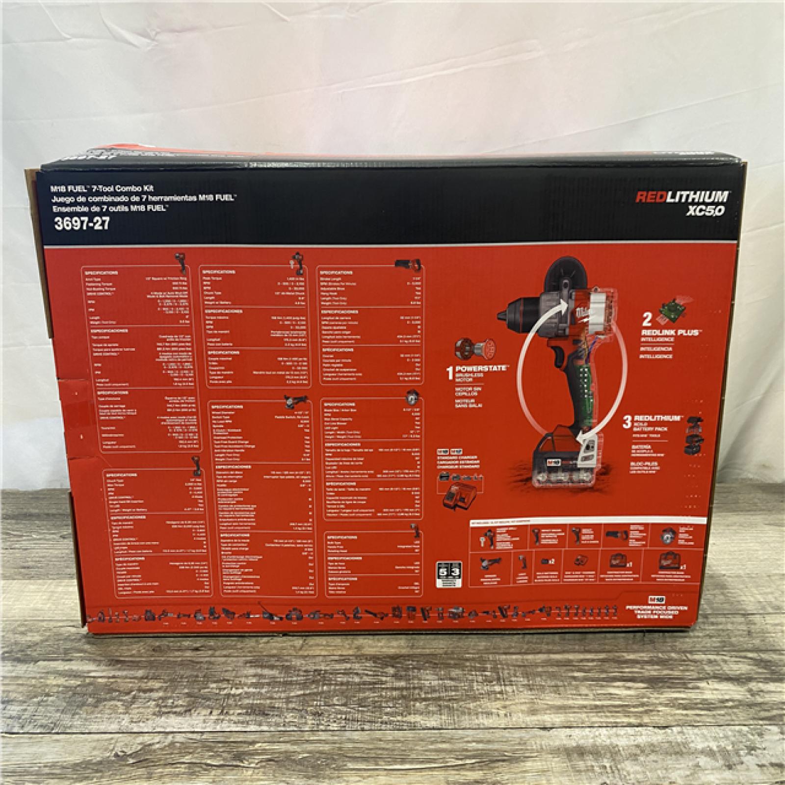 NEW - Milwaukee FUEL 18V Lithium-Ion Brushless Cordless Combo (7-Tool) Kit