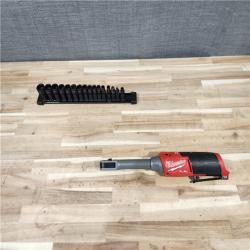 HOUSTON LOCATION - AS-IS Milwaukee FUEL INSIDER 12V Lithium-Ion Brushless Cordless 1/4 in. - 3/8 in. Extended Reach Box Ratchet (Tool-Only)