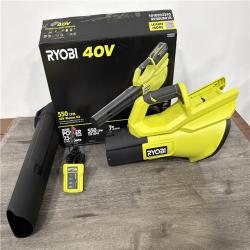 California AS-IS Ryobi 550 CFM  40V Blower Kit includer Charger (No Battery)