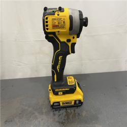 AS-IS - DeWALT ATOMIC 20V Max Lithium-Ion Brushless Cordless Compact 1/4 in. Impact Driver Kit