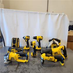 AS-IS- Dewalt 20V MAX 9-Tool Power-Tool Combo Kit W/ Soft Case Including 2 Batteries & Charger