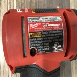 AS-IS Milwaukee FUEL 12V Lithium-Ion Brushless Cordless 1/4 in. Right Angle Die Grinder (Tool-Only)