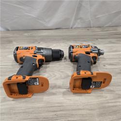 AS-IS RIDGID 18V Brushless Hammer Drill/ Impact Driver Cordless 2-Tool Combo Kit