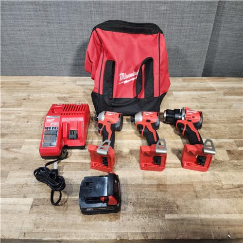 Houston Location Milwaukee Drill and Impacts QTY/2 and Battery with Charger