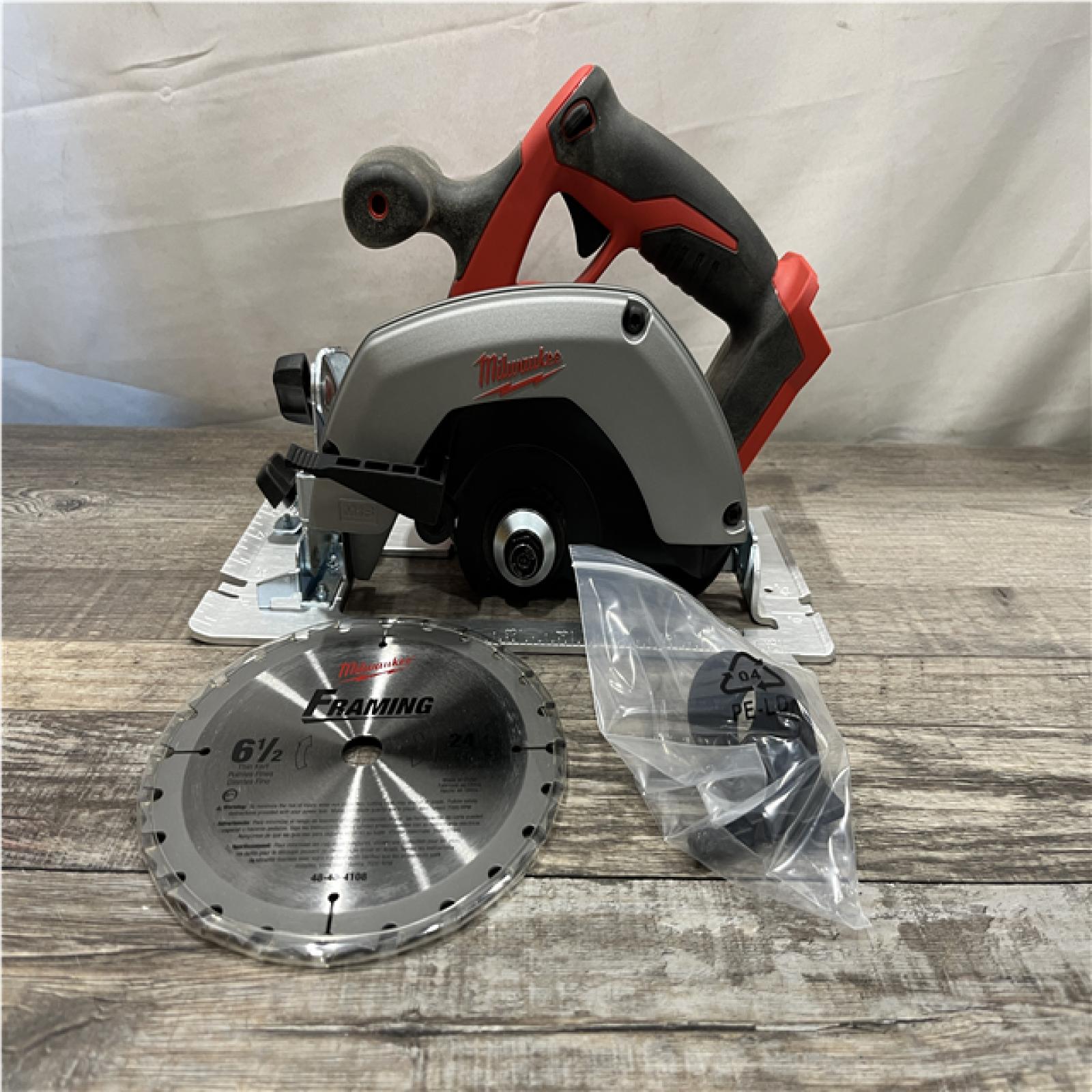 AS-IS Milwaukee 18V Lithium-Ion Cordless 6-1/2 in. Circular Saw (Tool-Only)
