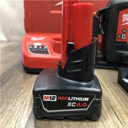 AS-IS Milwaukee 12-Volt Lithium-Ion Cordless Green 250 ft. 3-Plane Laser Level Kit