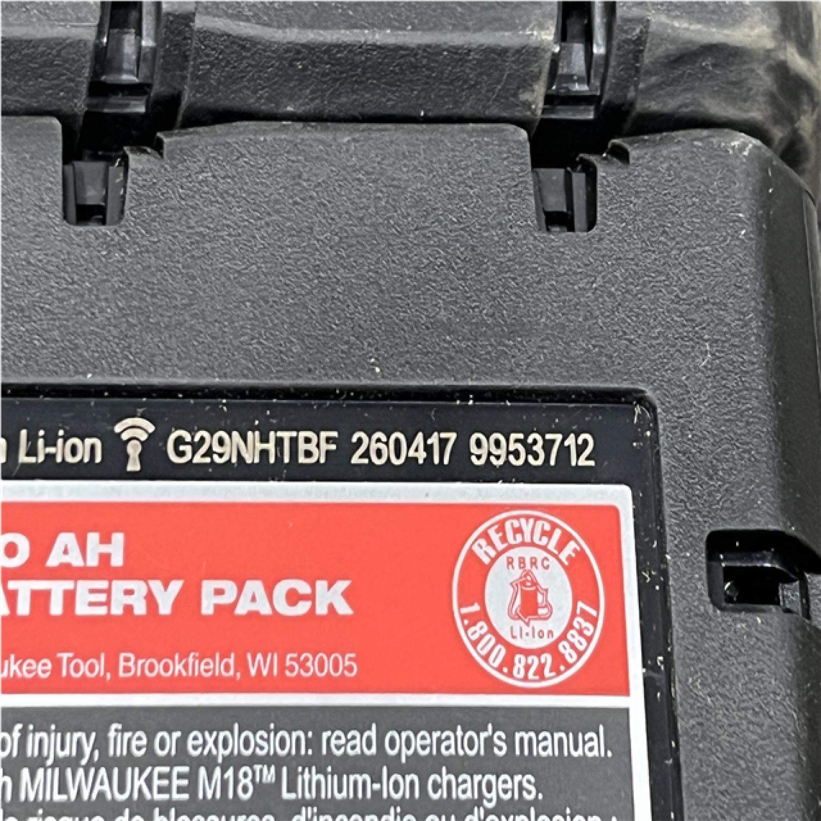 AS-IS Milwaukee 18-Volt Lithium-Ion XC Extended Capacity 5.0 Ah Battery Pack (2-Pack)