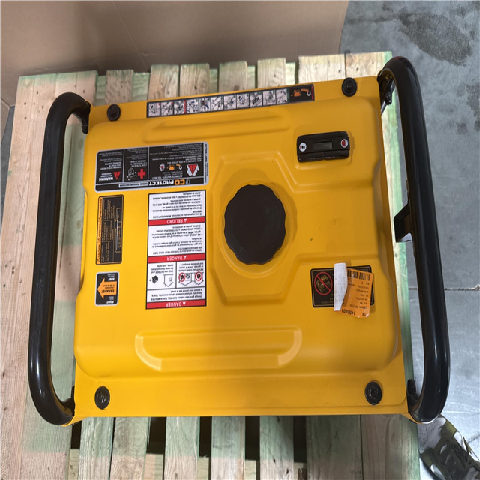CALIFORNIA AS-IS DEWALT GENERATOR DXGNR4000