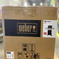 DALLAS LOCATION - Weber Spirit E-325 3-Burner Liquid Propane Gas Grill in Black with Sear Zone