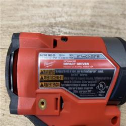 AS-IS Milwaukee FUEL 12-Volt Lithium-Ion Brushless Cordless Hammer Drill and Impact Driver Combo Kit